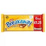 Breakaway Milk Chocolate Biscuit Bar 6 Pack Multipack 